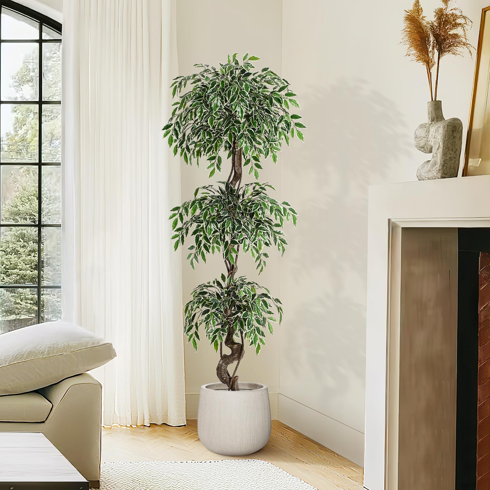 Photo 1 of ***FACTORY SEALED ***
GarveeHome 6 ft Artificial Ficus Tree