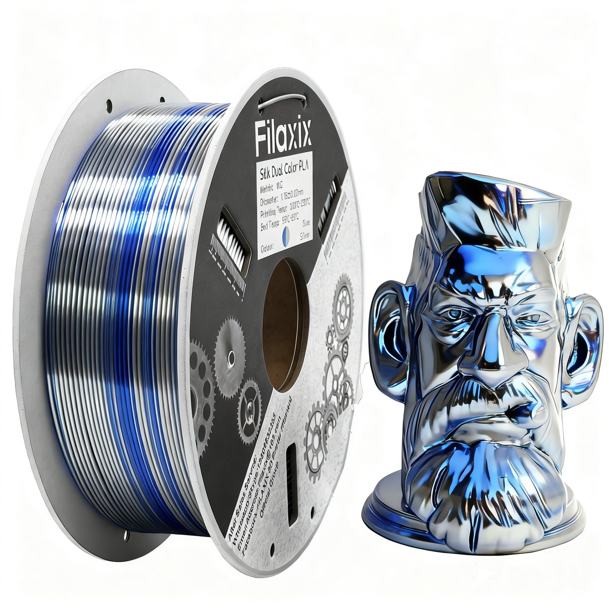 Silk Dual Color Filament PLA 1.75mm