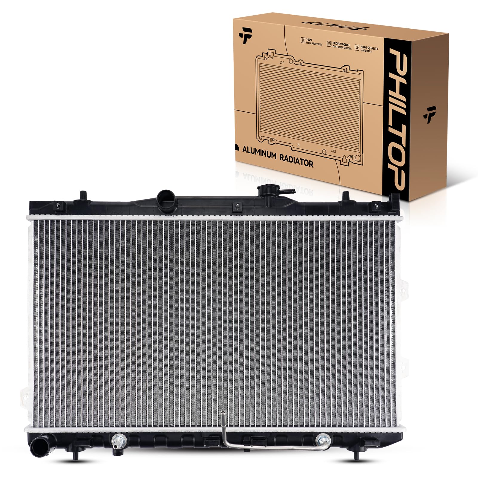 PHILTOP Radiators Car for 2004-2009 Spectra(2004 Late Design ONLY), 2005-2009 Spectra5 CU2784