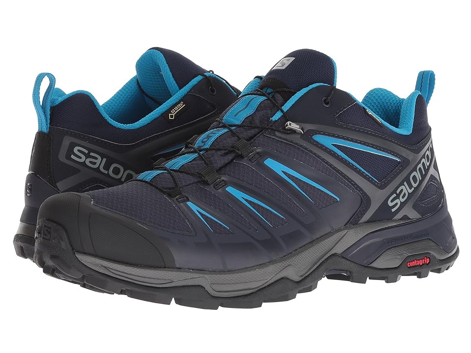 

Salomon X Ultra 3 GTX(r) (Graphite/Night Sky/Hawaiian Surf) Men's Shoes