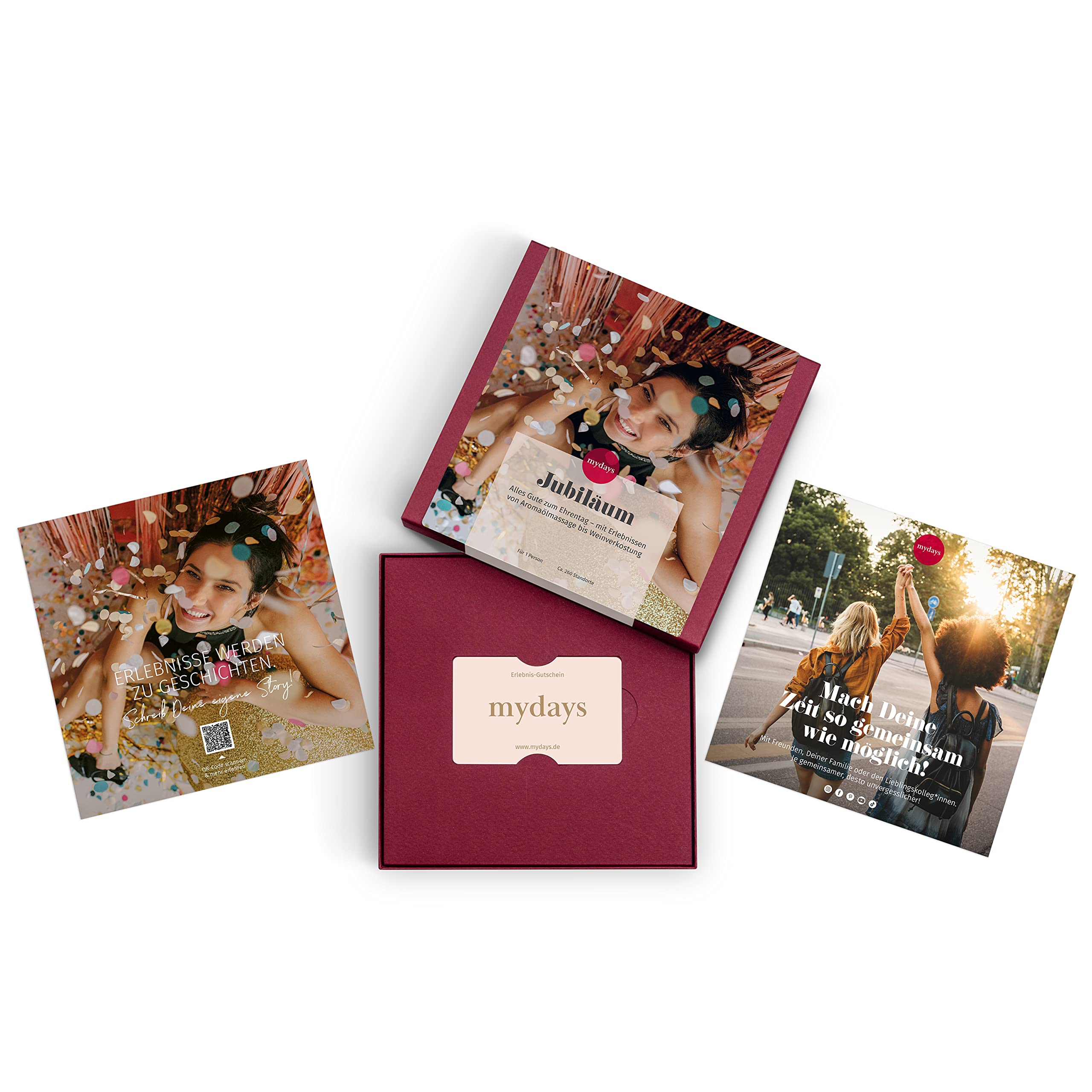 mydays Geschenkbox Jubiläum, für 1 Person, freie Erlebnis-Auswahl an ca. 965 Orten