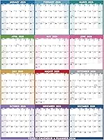 BowCuk 2026 Large Yearly Wall Calendar - 33.7x45.1" Full Year Planner, Thick Paper, Notes, Holidays, Stickers