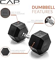 Vista 232 de CAP Barbell - Mancuerna recubierta Varias opciones de pares y conjuntos