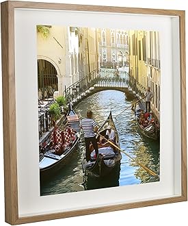 20x20 inches oak 3D BOX picture frame