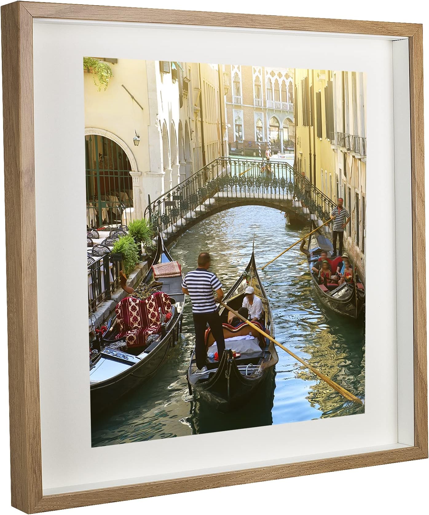 20x20 inches oak 3D BOX picture frame