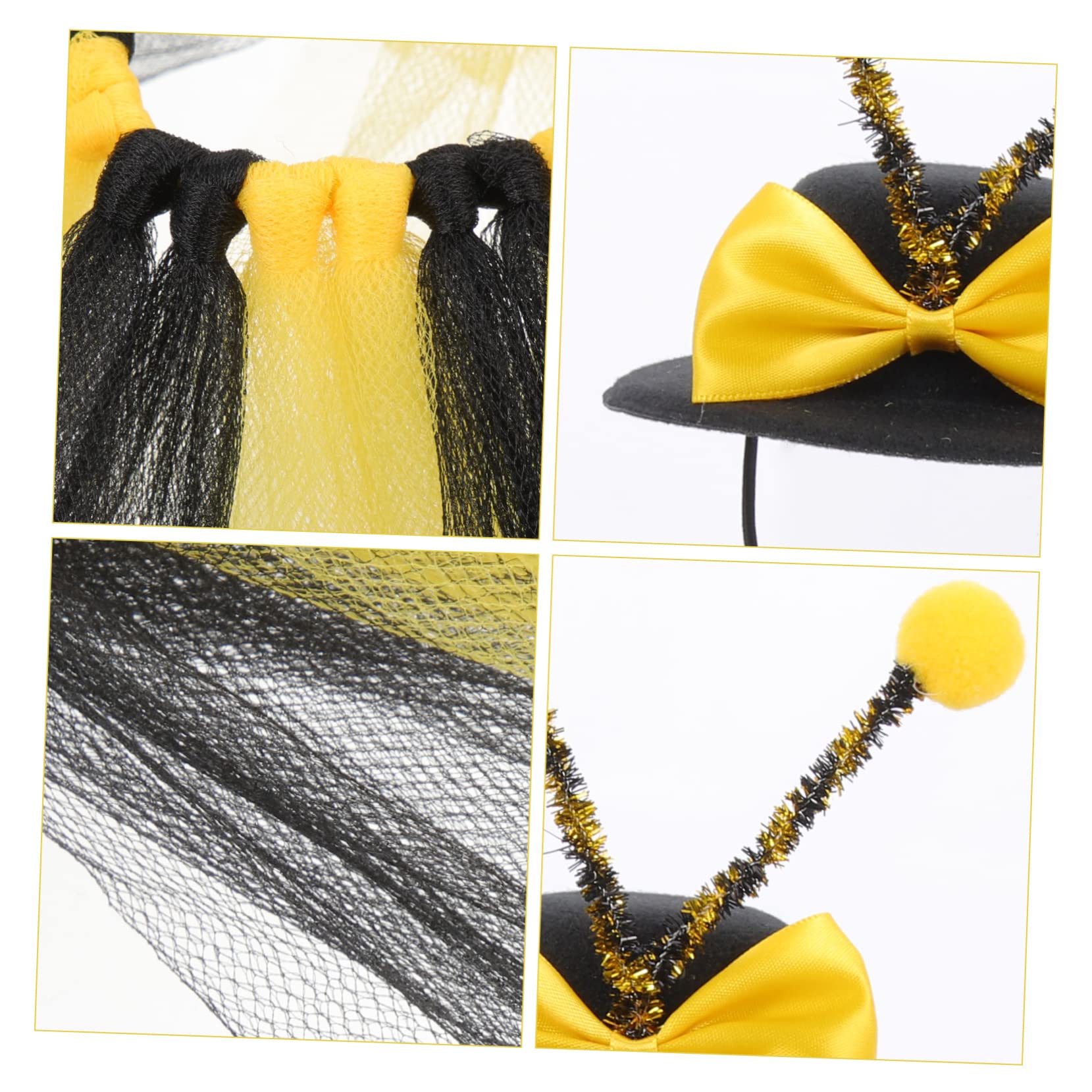 YARNOW 4 Set cappello d'ape abbigliamento per animali domestici da compagnia costumi cane divertenti dog vestiti per cani di piccola taglia da cane