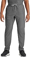 Vista 1 de Fabletics MotionTech - Pantalón médico para hombre, elástico en 4 direcciones, con bolsillos, resistente a las arrugas, ajuste semidelgado