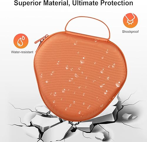 Vista 13 de BOVKE Funda de transporte con modo de suspensión para auriculares inalámbricos de Apple AirPods Max, bolsa de almacenamiento portátil protectora
