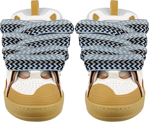 Endoto Shoe Laces for Lanvin Replacement Shoelaces Strings | 3CM Flat Laces | Material: Polyester