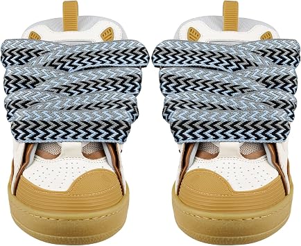 Endoto Shoe Laces for Lanvin Replacement Shoelaces Strings | 3CM Flat Laces | Material: Polyester