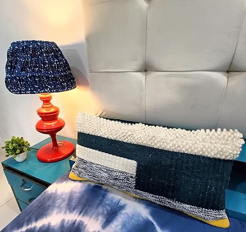 Vista 47 de Trade Star Funda de cojín gruesa hecha a mano de alta calidad, 100% algodón, decorativa, de alta calidad, estilo bohemio, copetudo, altamente Funda