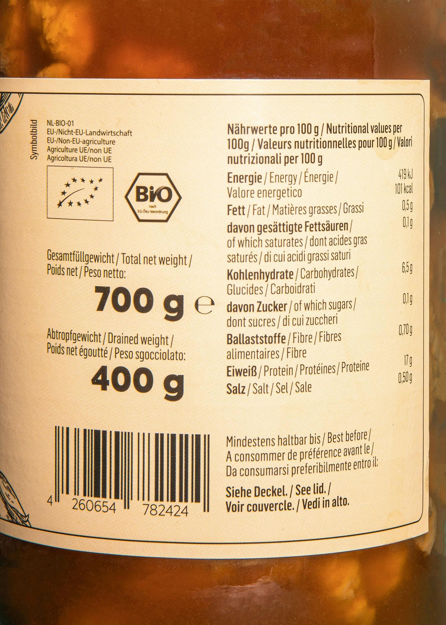 KoRo - Seitan bio 6 x 400 g - fonte di proteine (17 g/100 g) - sostituto della carne - per secondi vegan - versatile e da aromatizzare a piacere