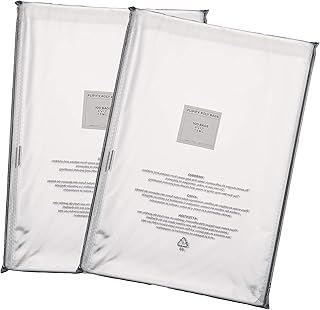 | 200 Count - 9 X 12 Clear Poly Bags with Suffocation Warning 1.5 Mil, Self Seal Resealable Plastic Bags for Cloths, Apparel, T-Shirts, FBA Packaging