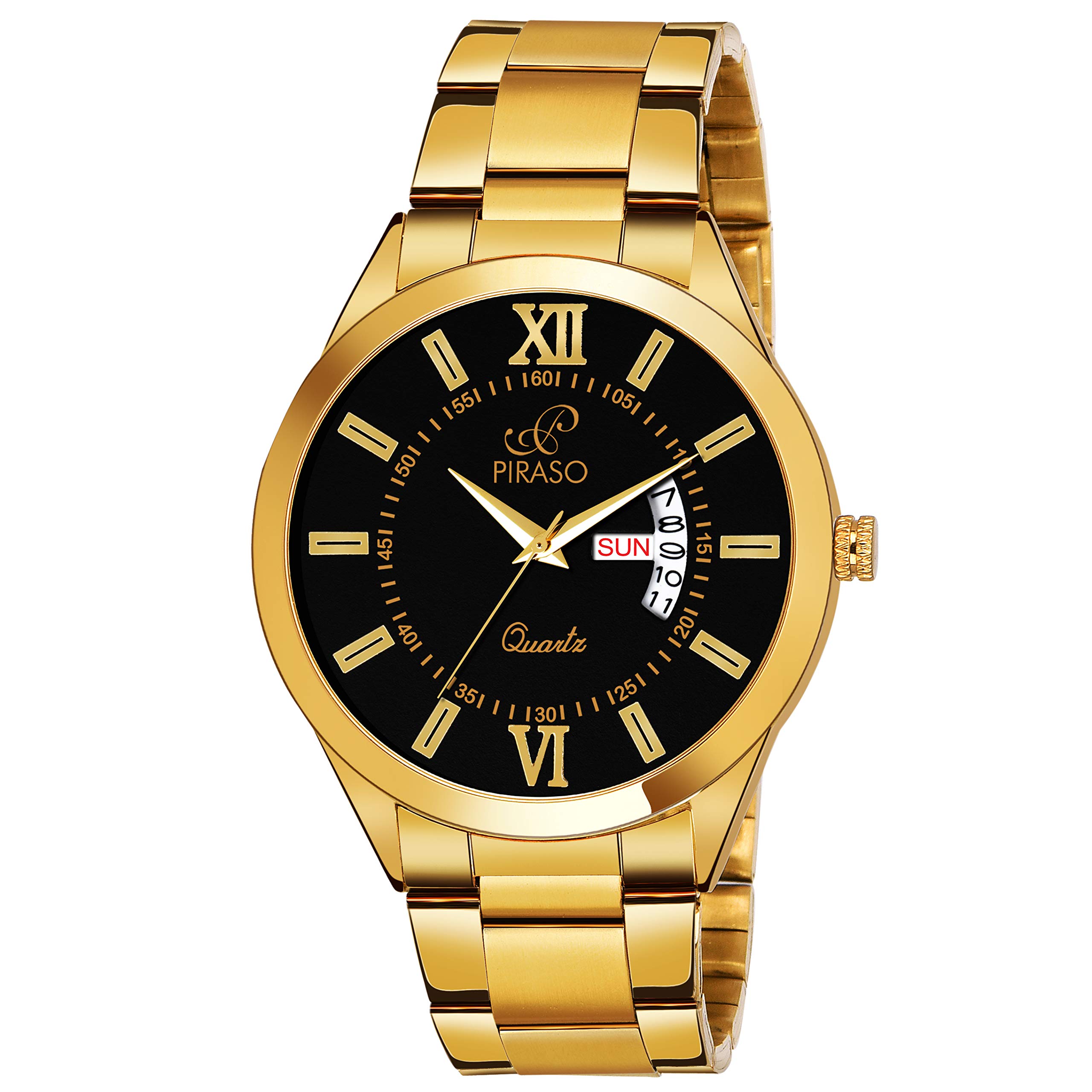 Piraso Analog Black Dial Mens Watch-IG-2047-BK (B083K7C4N7) Amazon Price History, Amazon Price Tracker