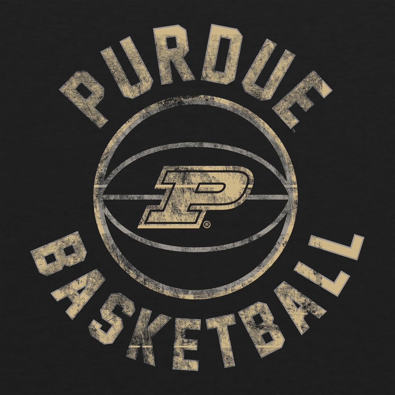 NCAA Basketball Distress, Team Color Triblend T Shirt, College, University