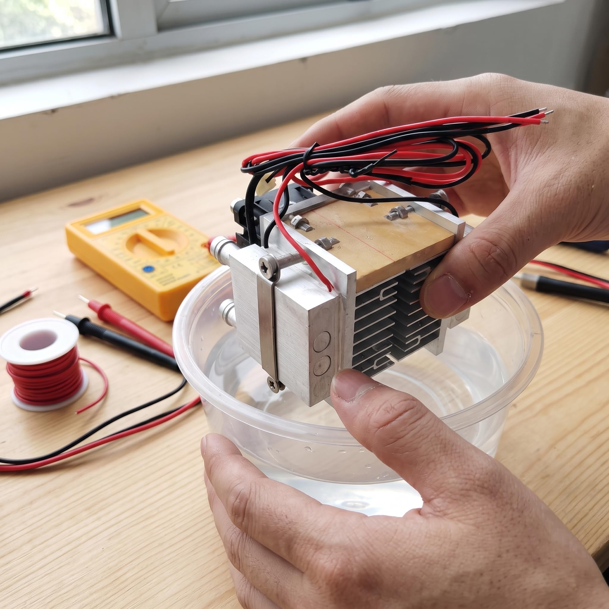 di 108W 12V per Raffreddamento Termoelettrico Acqua, Modulo per Fai da Te, Modello aggiornato nero