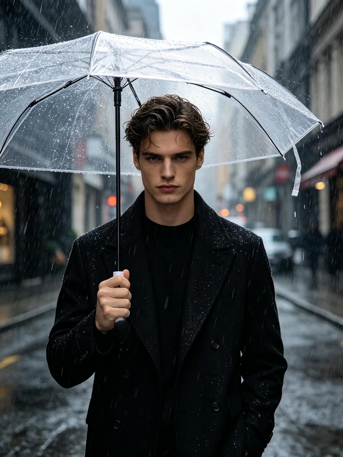 Windproof Travel Umbrella for Adult, Automatic Umbrellas for Rain - Compact Folding Umbrella with UV Protection, Lightweight Portable Design for Backpack/Walking/Car, Sun & Storm Ready