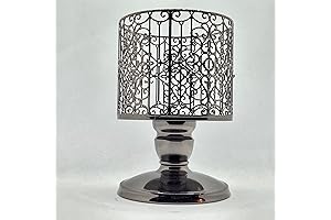 Bath and Body Works 3 Wick Candle Holder Pedestal, Ornate Gate
