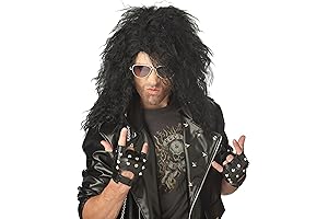 Black Heavy Metal Alice Cooper Wig