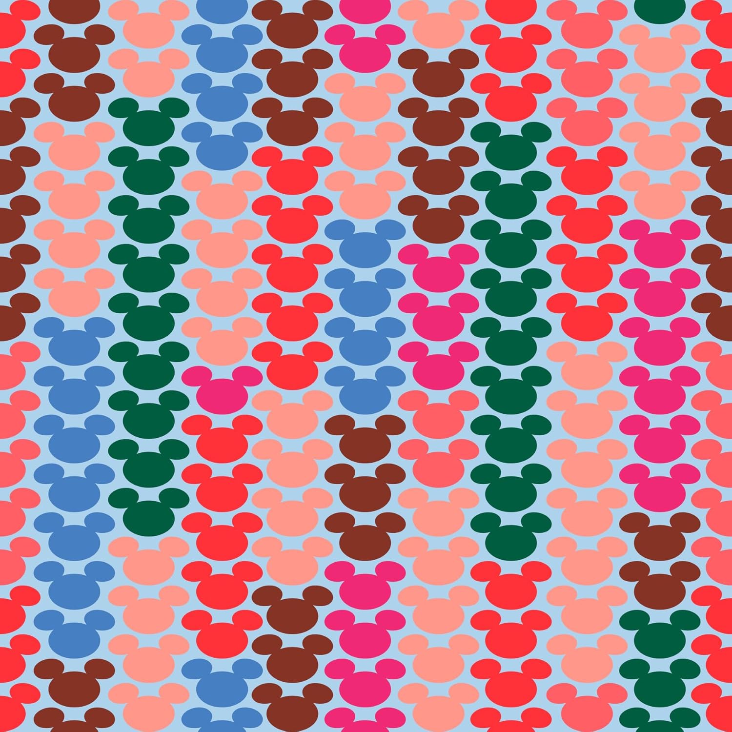 Vera Bradley Women's Disney Nylon Continental Wallet, Mickey Meadow Stripe, One Size