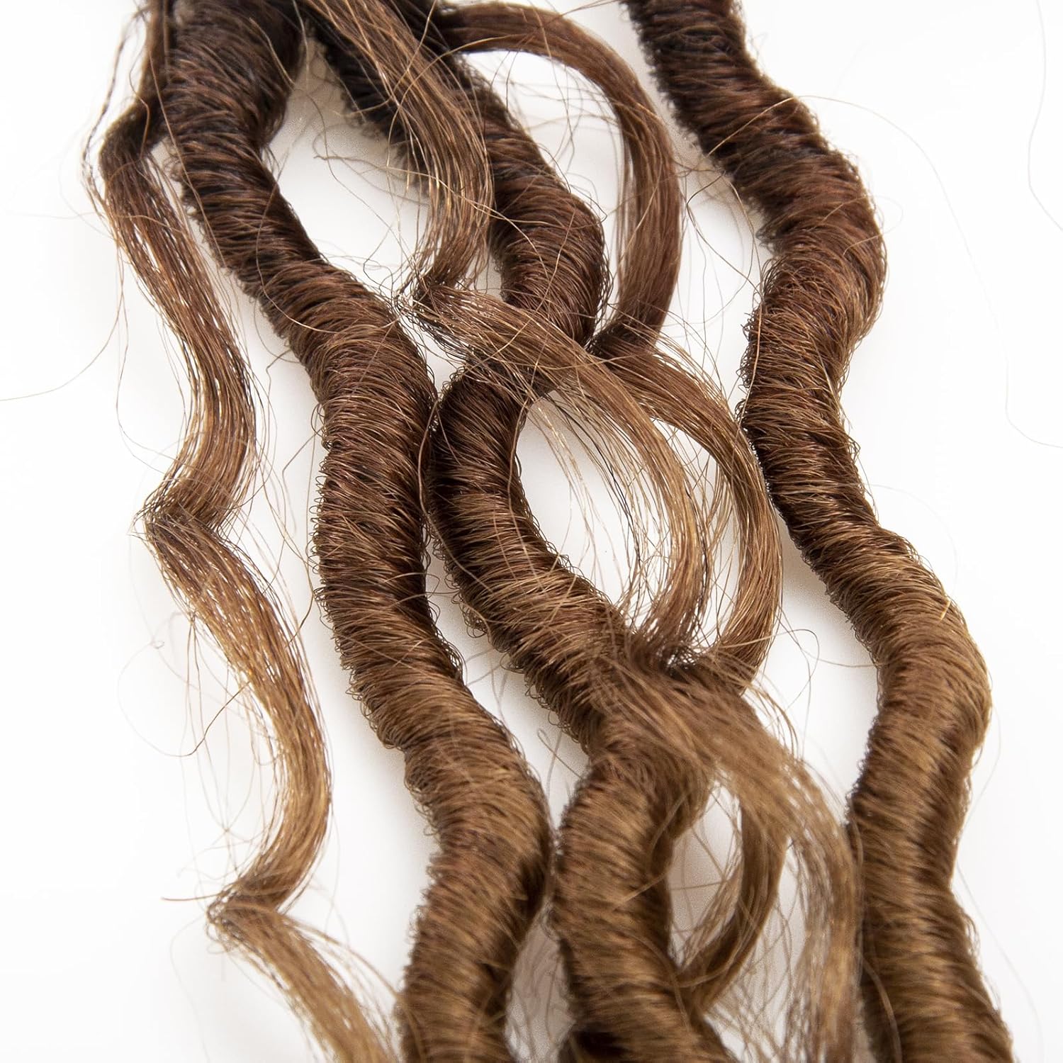 Goddess Locs Crochet Hair 12Inch Crochet Locs,Boho Faux Locs With Curly Ends River Hippie Locs Bohemian Locs Crochet Braids for Black Women 4Packs(1B/30/27, 12inch)