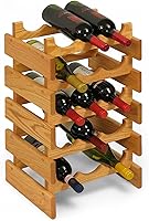 Vista 13 de Wooden Mallet, Botellero Dakota negro de 3 botellas