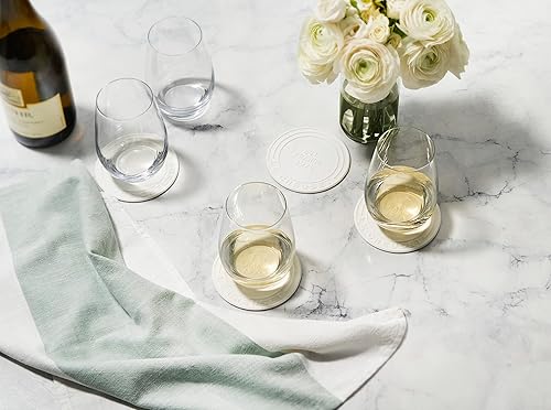 Miniatura 3 de Le Creuset Posavasos de silicona (est. 1925), juego de 4, blanco