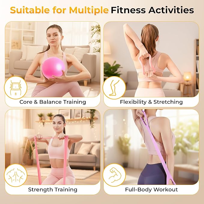 Set de Pilates y Anillo para Mujeres - Kit de 14 Piezas miniatura 3
