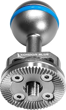 KONDOR BLUE | Arri-Style Rosette Ball Head for Cine Magic Arms | Magic Arm Ecosystem, 25mm Cine Standard, Modular Arm Accessory | Gray