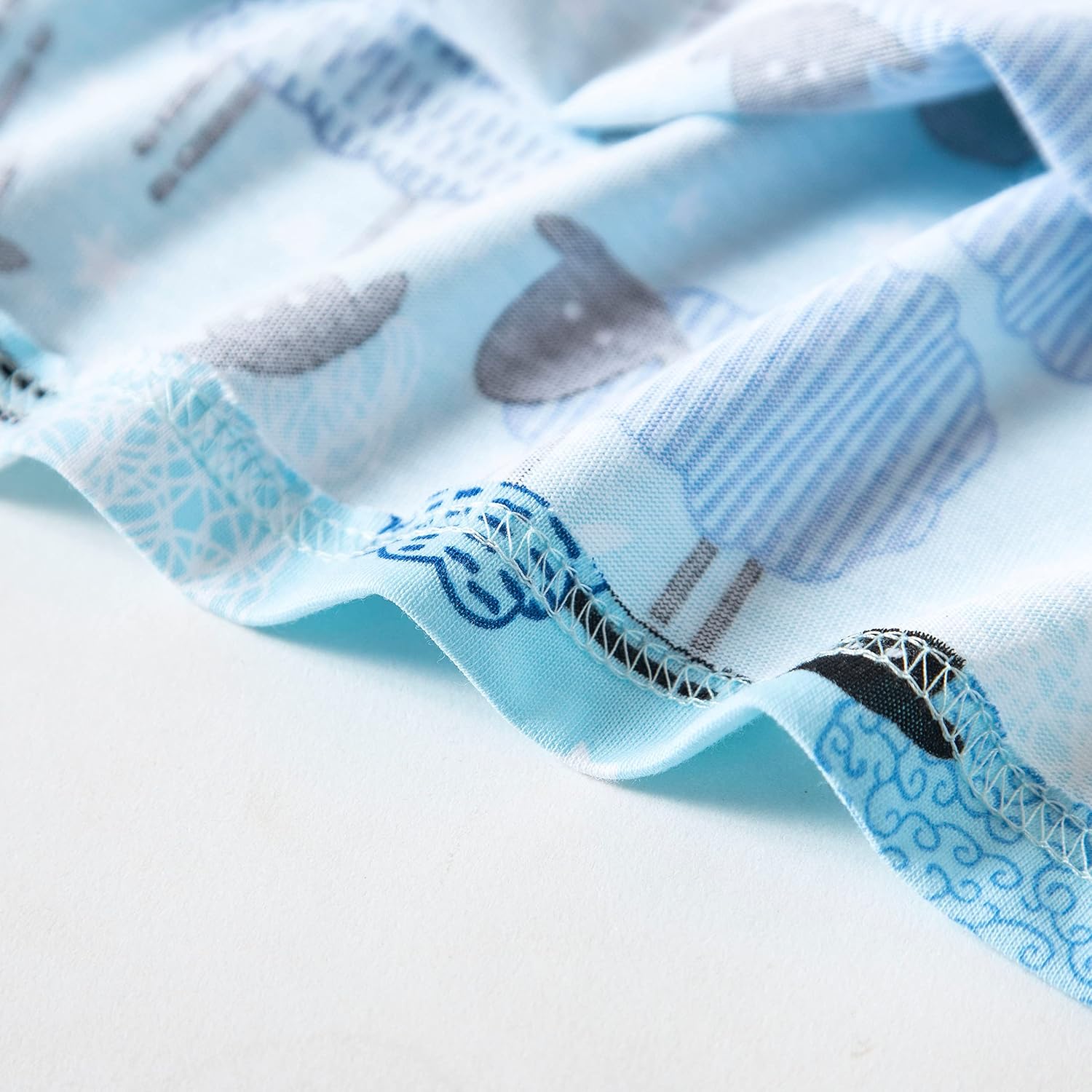 Inadays Women's Cotton Nightgown Sleepwear Short Sleeves Nightshirt Casual Print Sleepdress Loose Comfy Pajama - Image 8