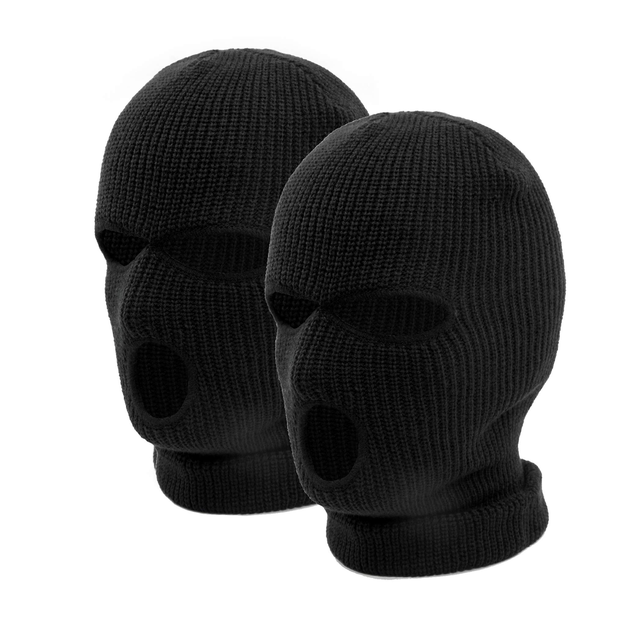 Quality Full Face Knit Ski Mask Beanie Men Women Unisex One Hole Three Hole Winter Headwear Face Mask