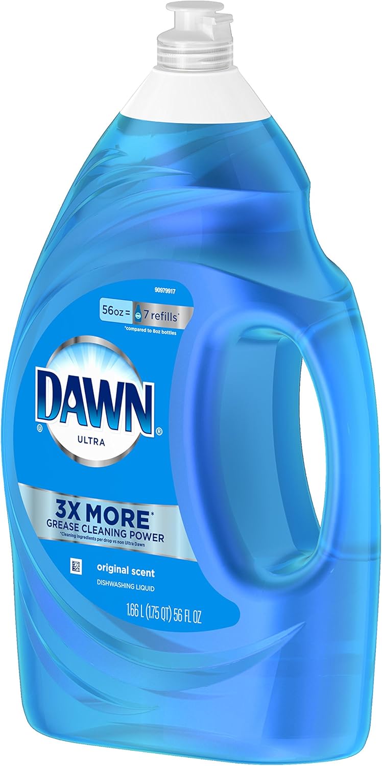 Dawn Ultra Dishwashing Liquid Dish Soap, Original Scent, 56 oz (Pack of 8)