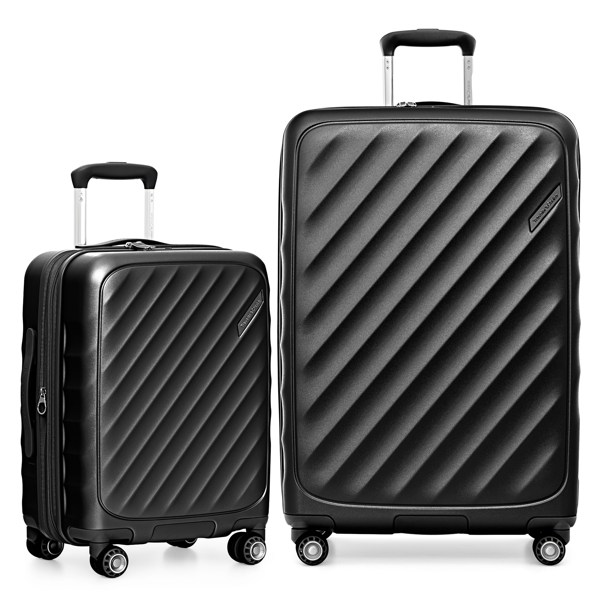 2-Piece Traveler's Choice Elm Spinner Luggage Set (4 Colors)