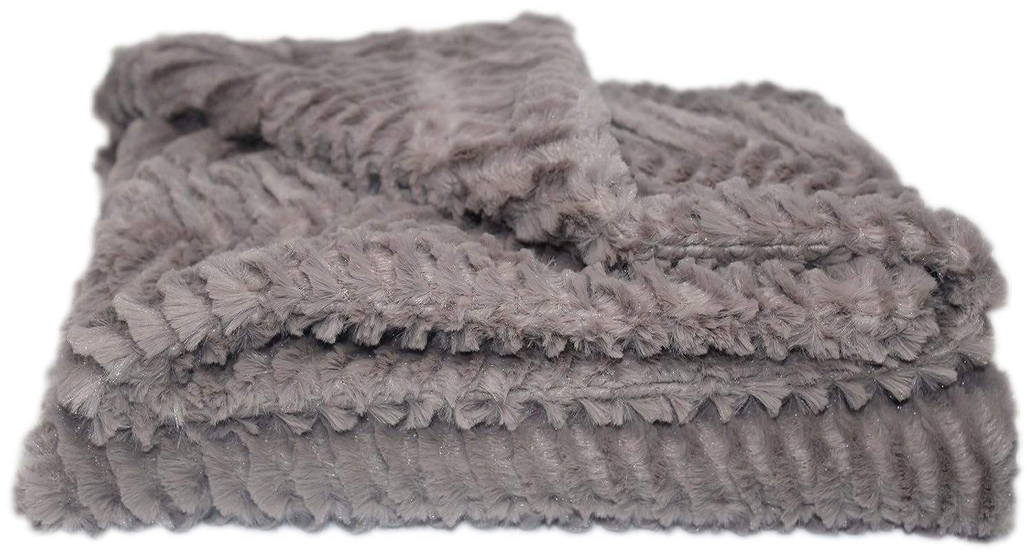 Zandino Coutore Isabella GreyGrey Plush Baby Blanket Amazon.in Baby