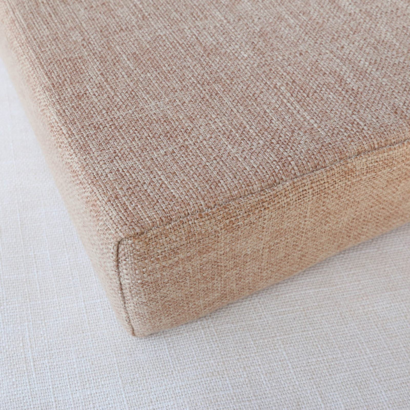 Waigg Kii Grey Chair Cushions Seat Pads Cushion,45X45 50X50cm Padded Chair Pads Cushions,Chair Cushion Pads Indoor Outdoor Dining Room Garden (50X50x5cm,Brown)