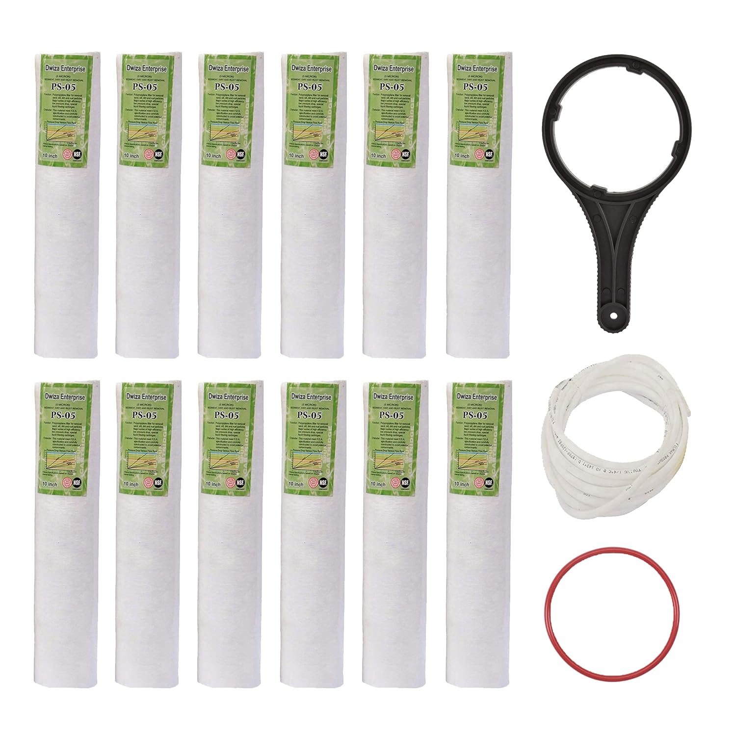 Dwiza Enterprise 5 Micron water filter candle 10 in PP Spun Filter