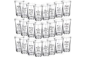 24 Packs Acrylic Clear Party Shot Glasses - Perfect for Adult Gatherings