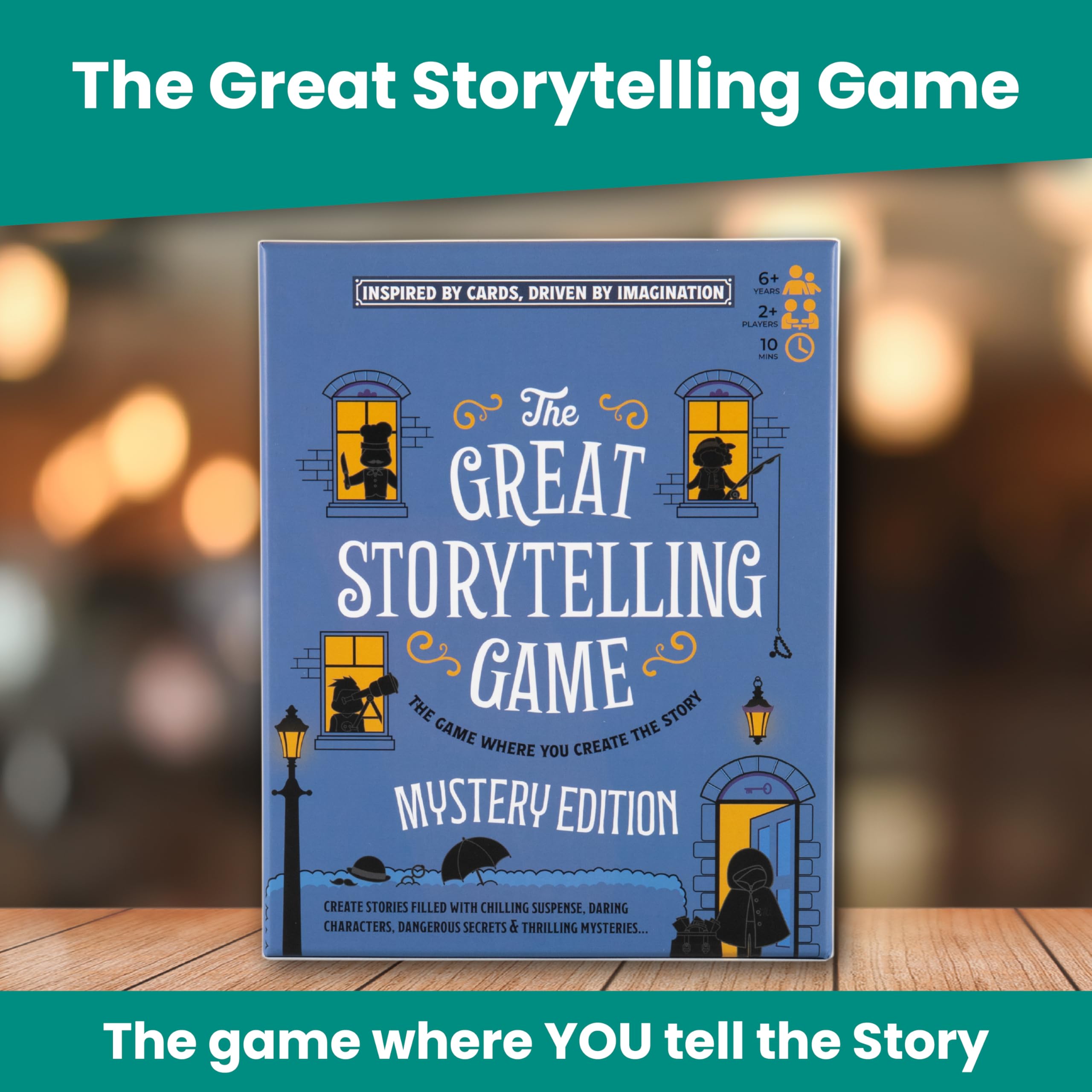 Kuckoo Games: The Great Storytelling Game - the game where you create the story (Mystery Edition), Medium - Image 2