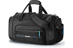 BAGSMART Gym Locker Bag, Roomy Sports Travel Duffel Carry-on Bag