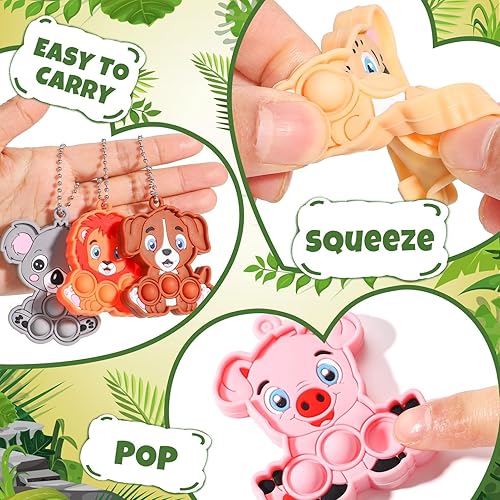 Miniatura 9 de Asoulin Regalos para el día de San Valentín para niños, 30 paquetes de juguetes antiestrés de corazón y tarjetas del día de San Valentín para niños