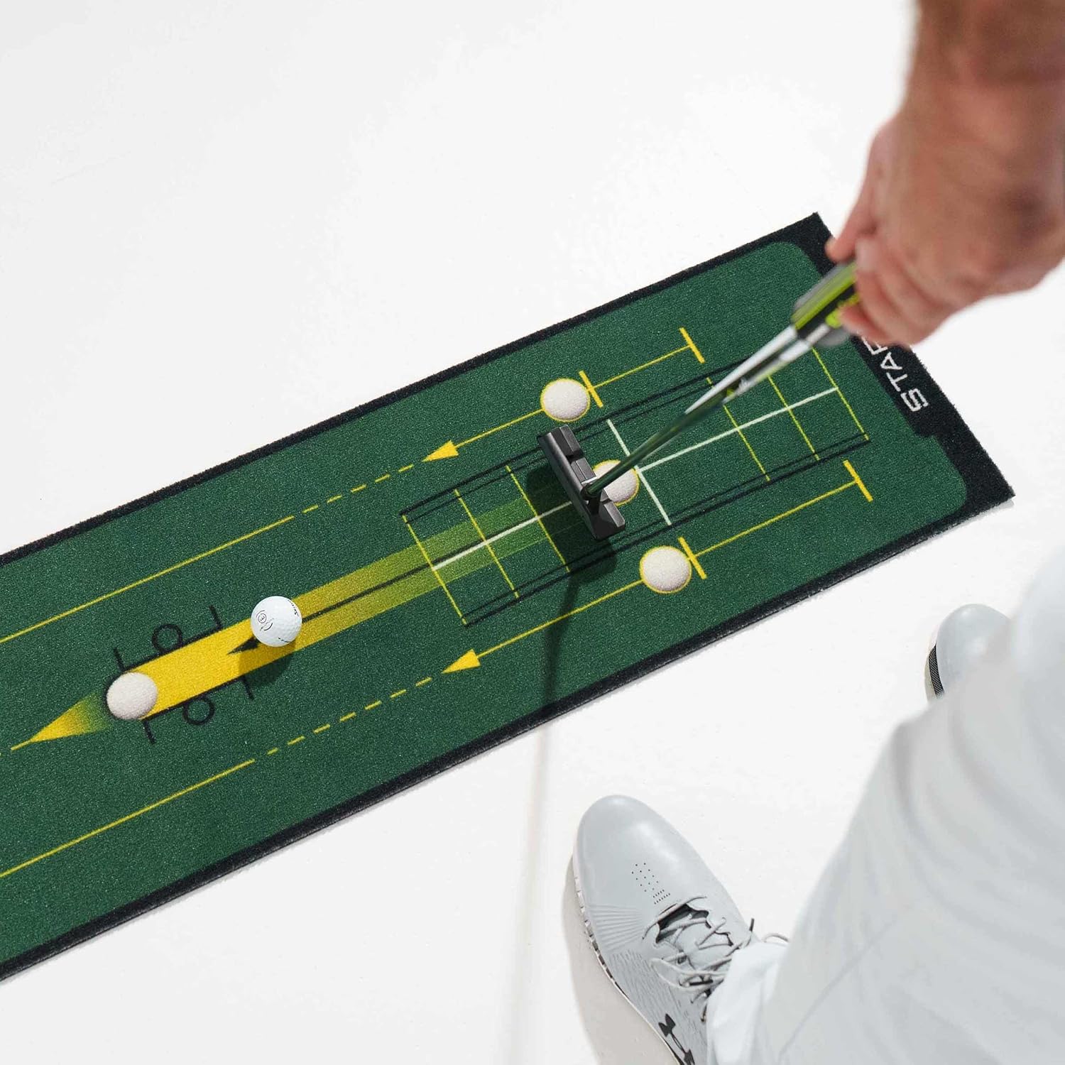 4m Golf Practice Mat by Wellputt Golf