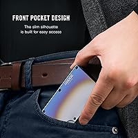 The Ridge Wallet Authentic | Minimalist Titanium Metal RFID