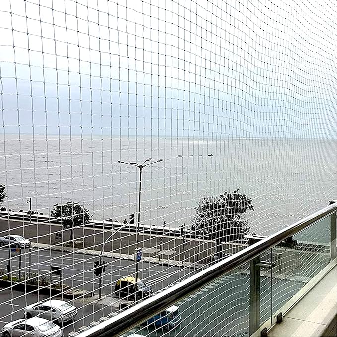 Mr. Right Bird Net/Anti Bird Net for Balconies/Anti Pigeon/Anti Monkeys