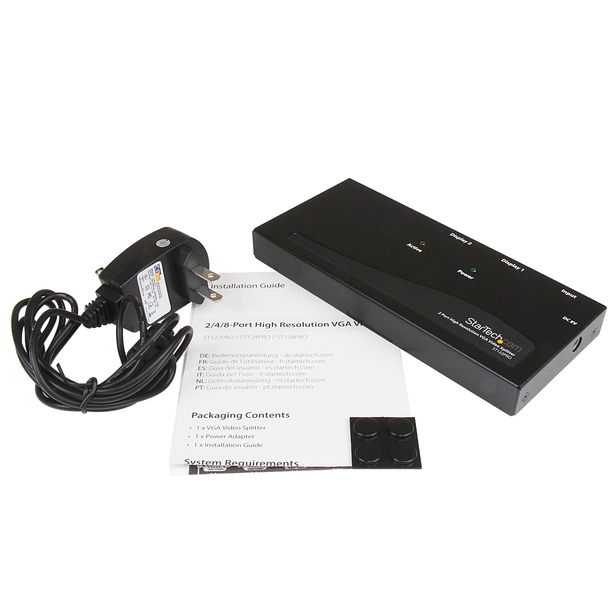 Amazon.com: StarTech.com 2 Port High Resolution VGA Video