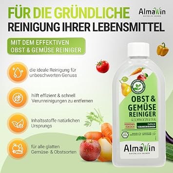 Liquid for washing fruit and vegetables Eco 500 ml – Almawin.