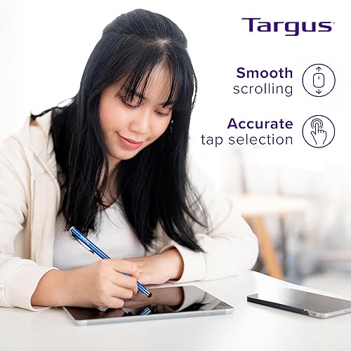 Miniatura 5 de Targus - Slim Stylus Pens for Tablets, Smartphones - Compatible with Apple iPad, Samsung Galaxy & All Touchscreen Devices - Durable Rubber Tips - 3