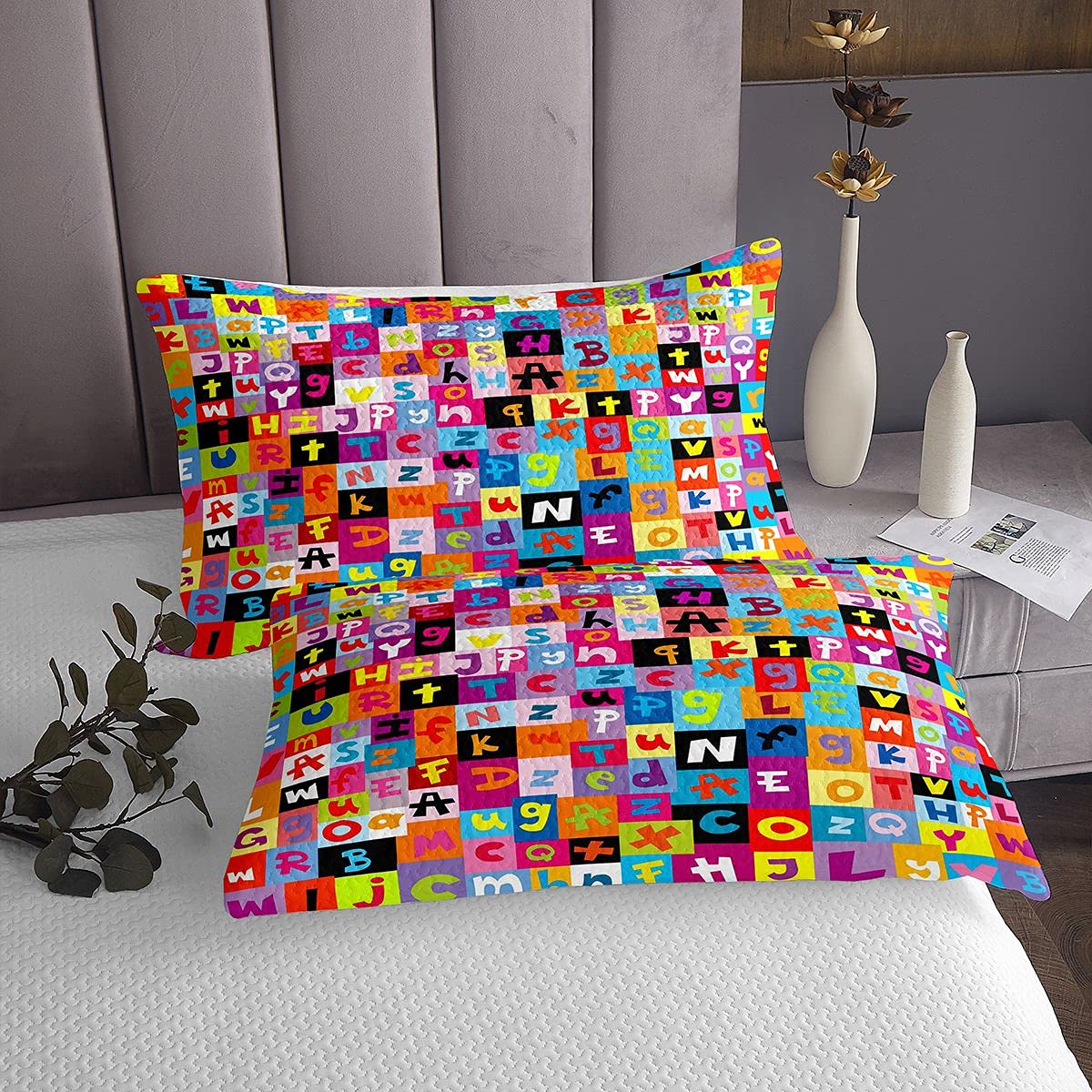 Loussiesd Set di biancheria da letto per gamer, 100% cotone