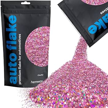 キラキラ45 Hemway Automotive Metal Flake Glitter Grosso 1/40