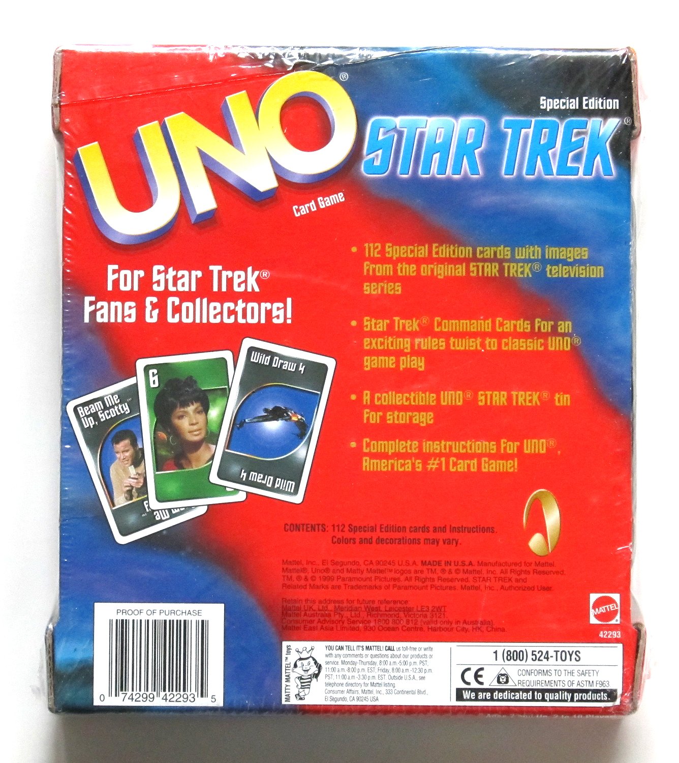 STAR TREK SPECIAL EDITION UNO SET product thumbnail 3