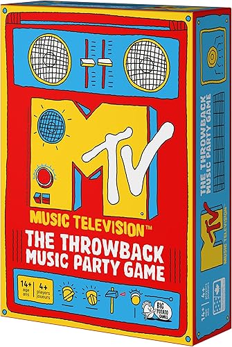 Miniatura 4 de Big Potato MTV Game, The Music Throwback Party Quiz Juego de mesa, para adultos y adolescentes a partir de 14 años
